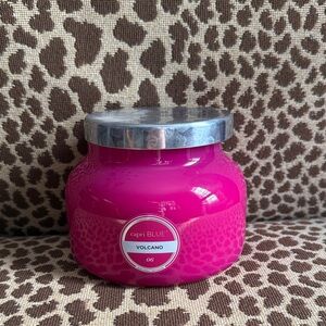 NWT Capri Blue 19oz. Volcano Pink Jar Candle